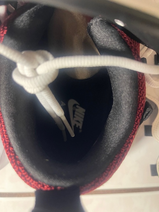 Nike White and Maroon Air Money Athletic Shoes. Size 13 with Box. main image 4